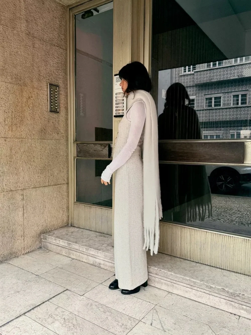 NWT Zara TEXTURED PANTS